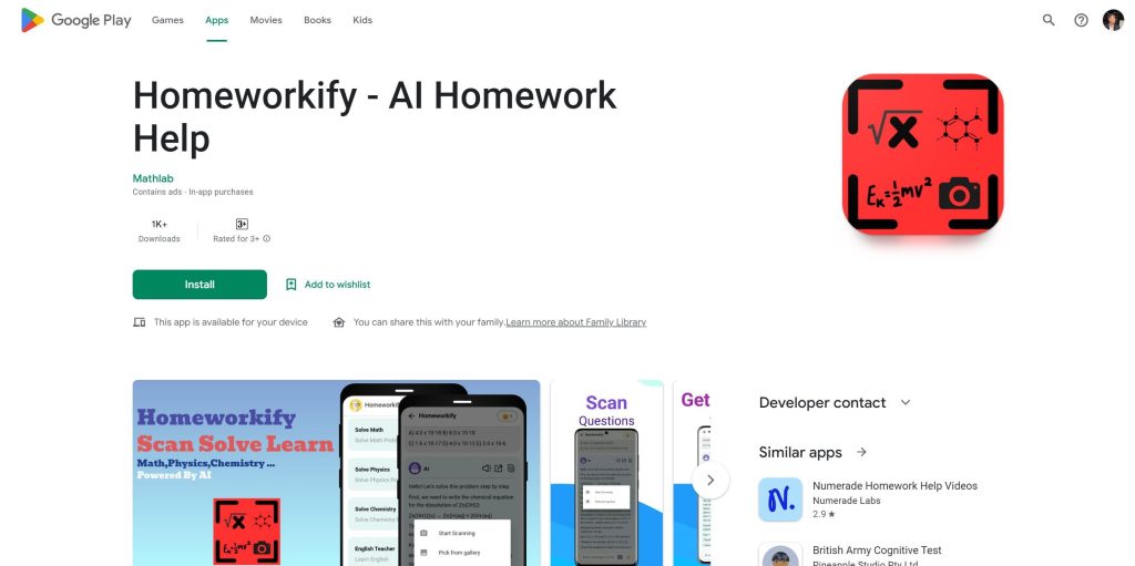 Homeworkify - TopApps.Ai