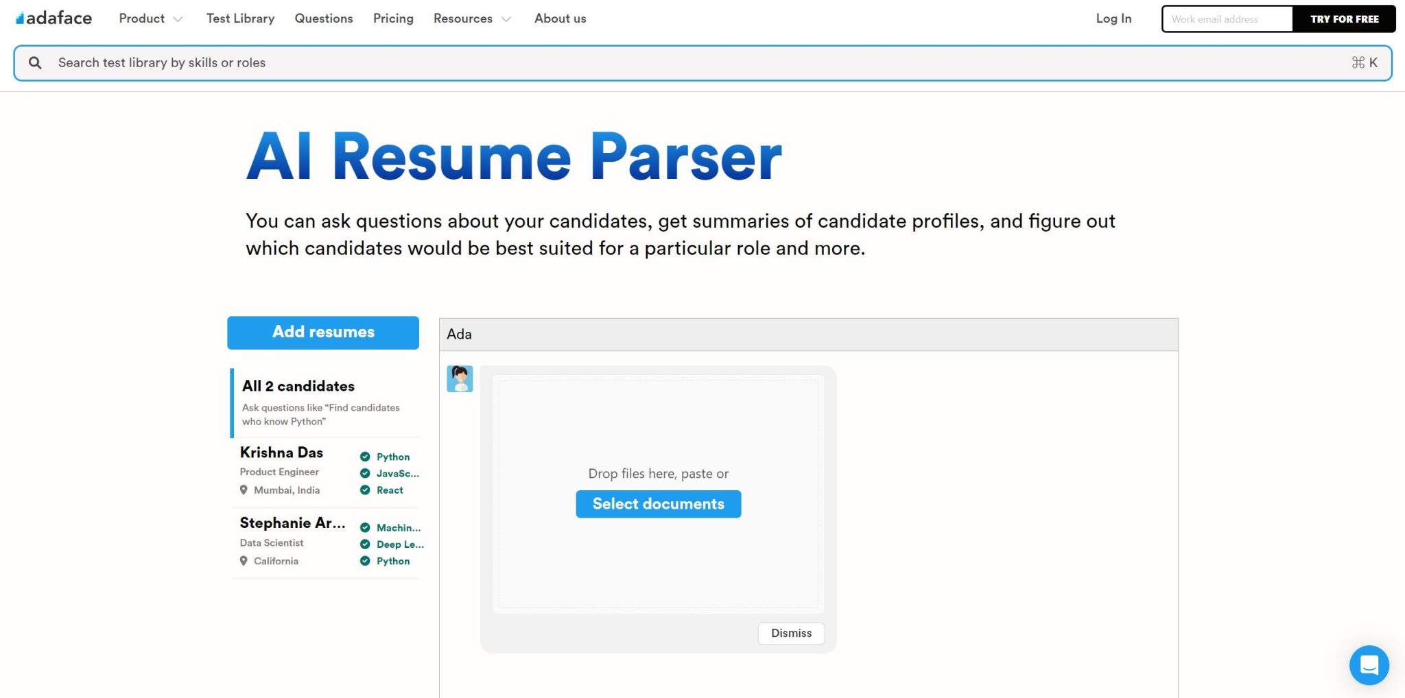 build a resume parser