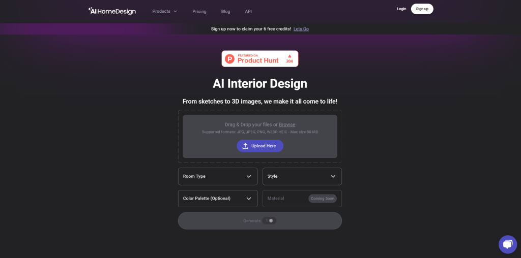 free design ai home