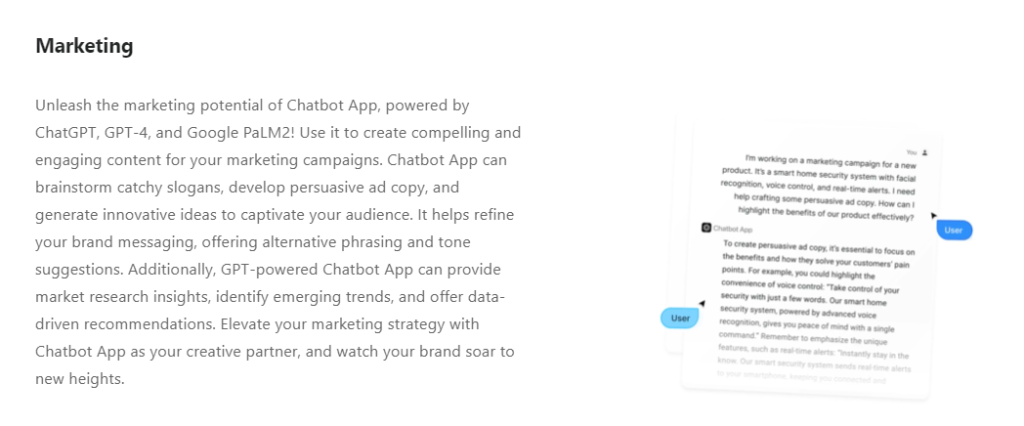 ChatOn AI companion for marketing